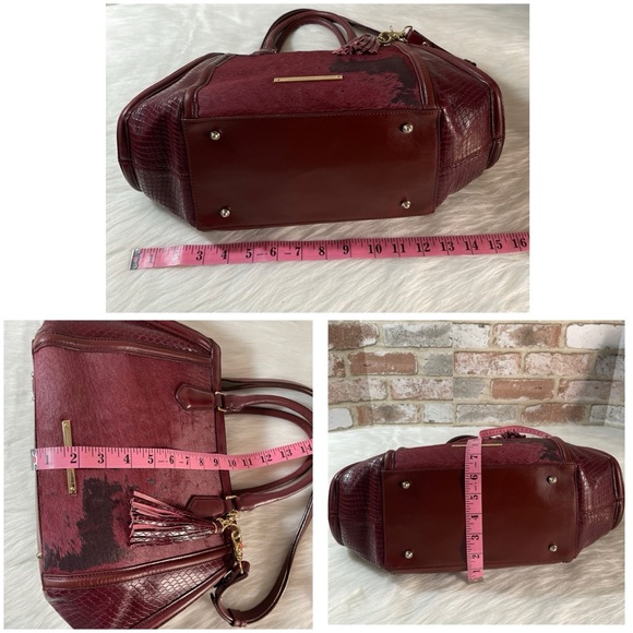 Brahmin Arden Satchel Tart Croc Embossed Leather - Picture 13 of 15